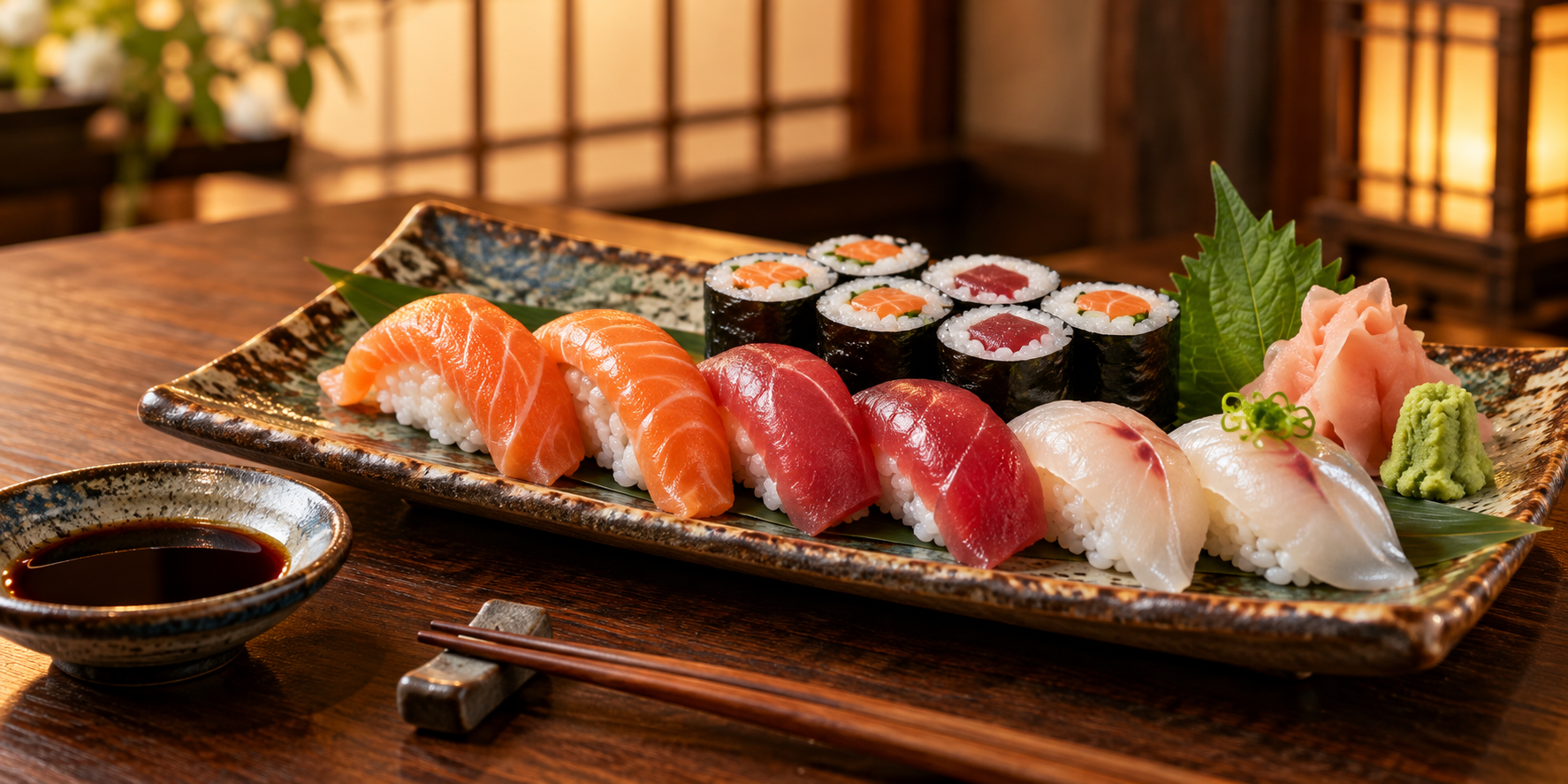 Traditional Sushi Platter on Warm Wood_1792035629.png